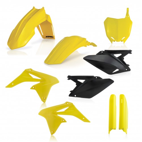 KIT PLÁSTICOS COMPLETO ACERBIS SUZUKI RM-Z 250 2010-2018 AMARELO 